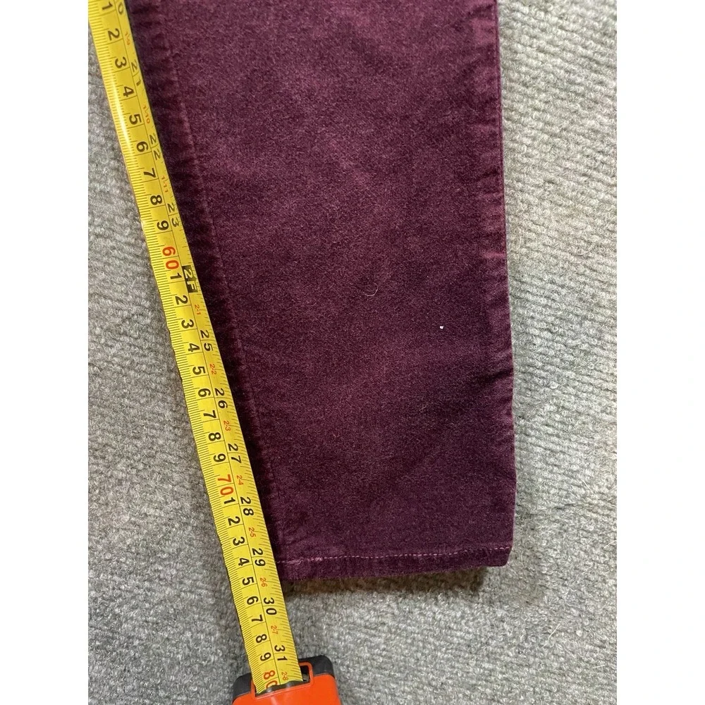 Rag & Bone Skinny Jeans Low Rise Womens Size 26 Wine, Classy, Festival, Velvet